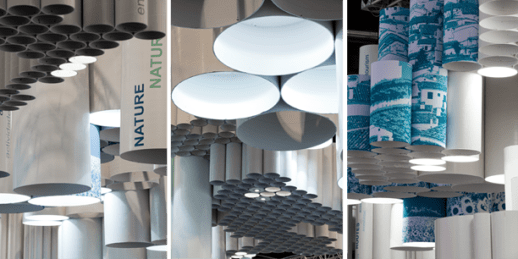 Chandelier at Madrid Fitur Temporary Pavilion